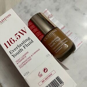 CLARINS 116.5W Foundation Everlasting Youth Fluid Liquid Makeup Beauty 30ml 1oz